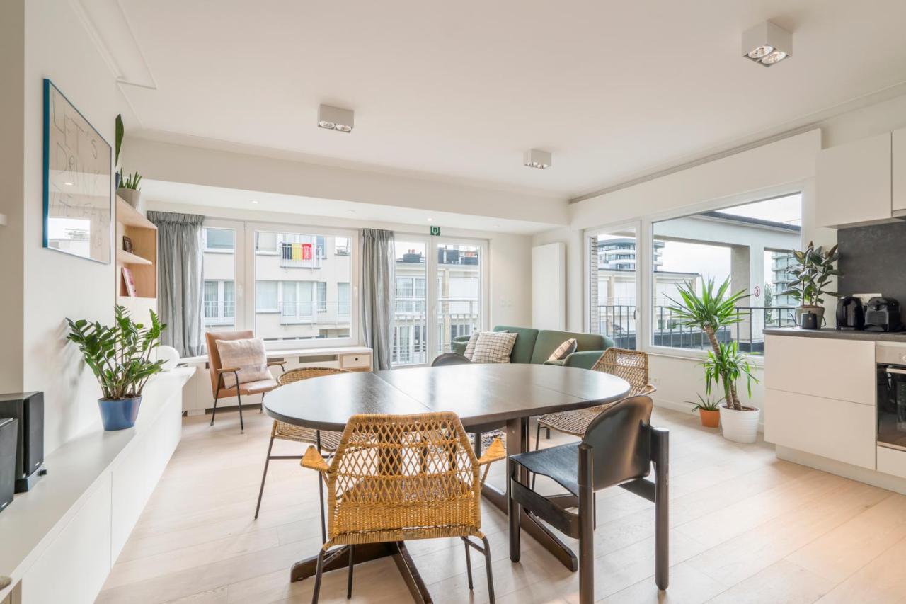 Modern And Bright Seaside App W Seaview & Terrace Oostende Exterior foto